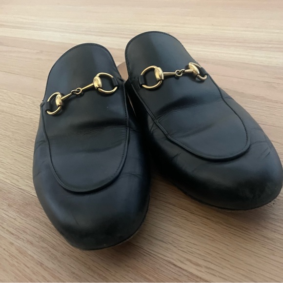 GUCCI PRINCETOWN MULE BLACK - 37.5 - Picture 2 of 5